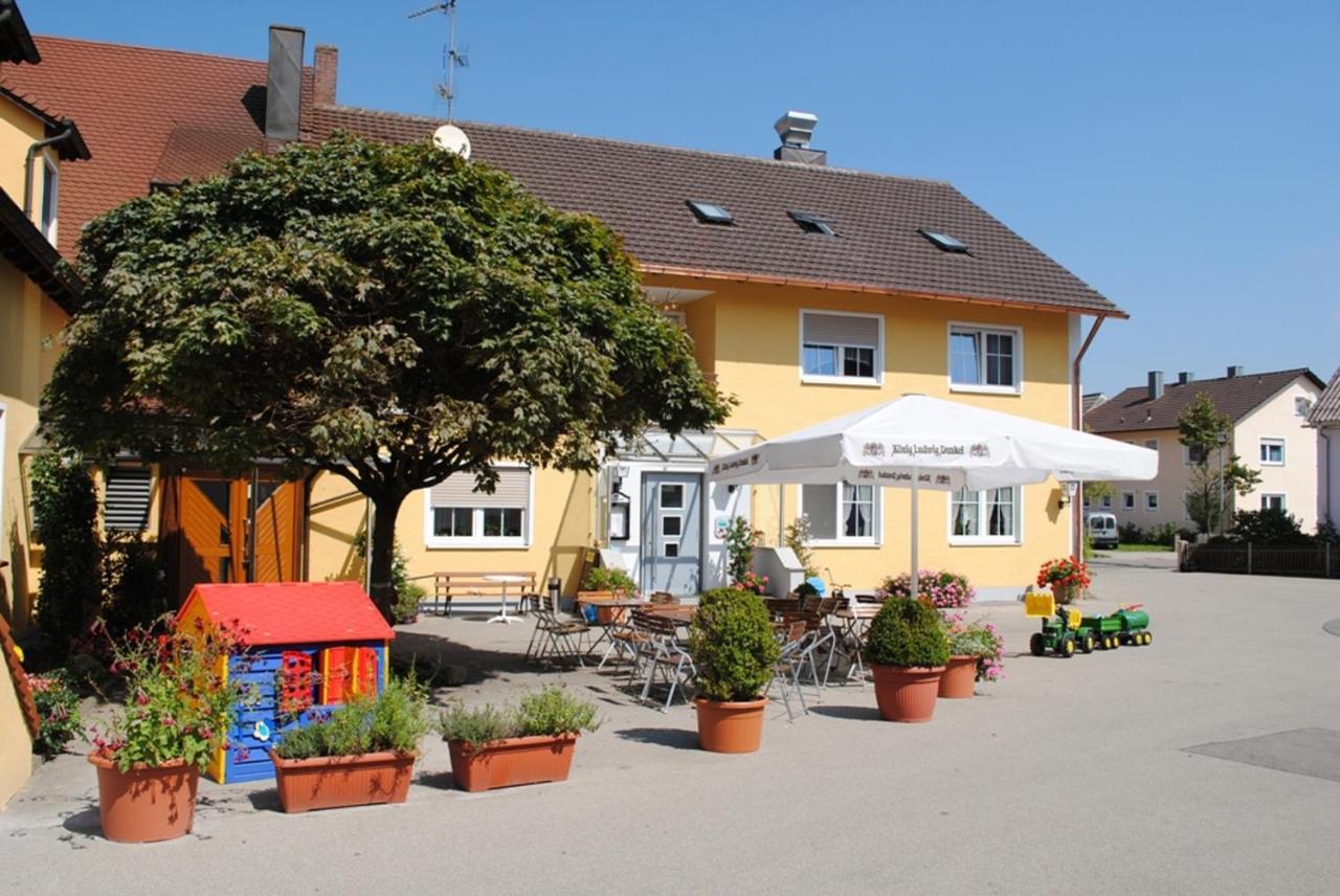 Landgasthof Adler Aislingen Bagian luar foto